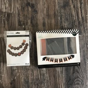 👻Brand new of 2 brand new Halloween banner craft sets